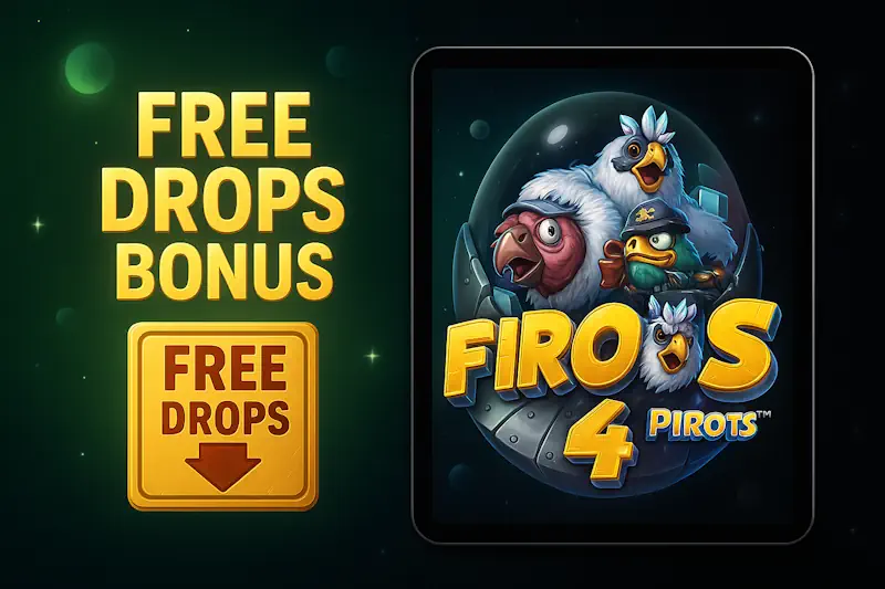Modalità Free Drops bonus pirots 4