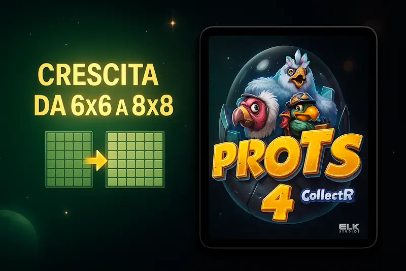 Griglia: crescita da 6×6 a 8×8